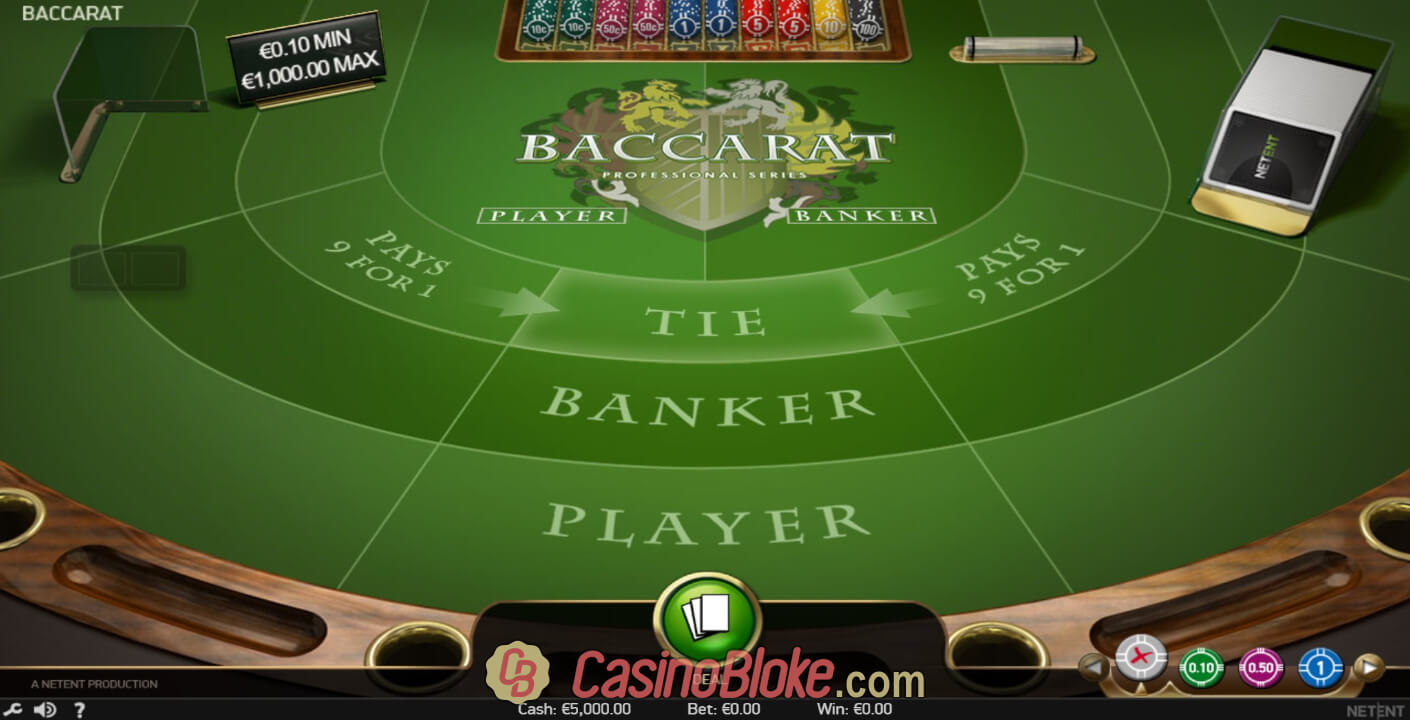 Casinos NetEnt baccarat gold 67448