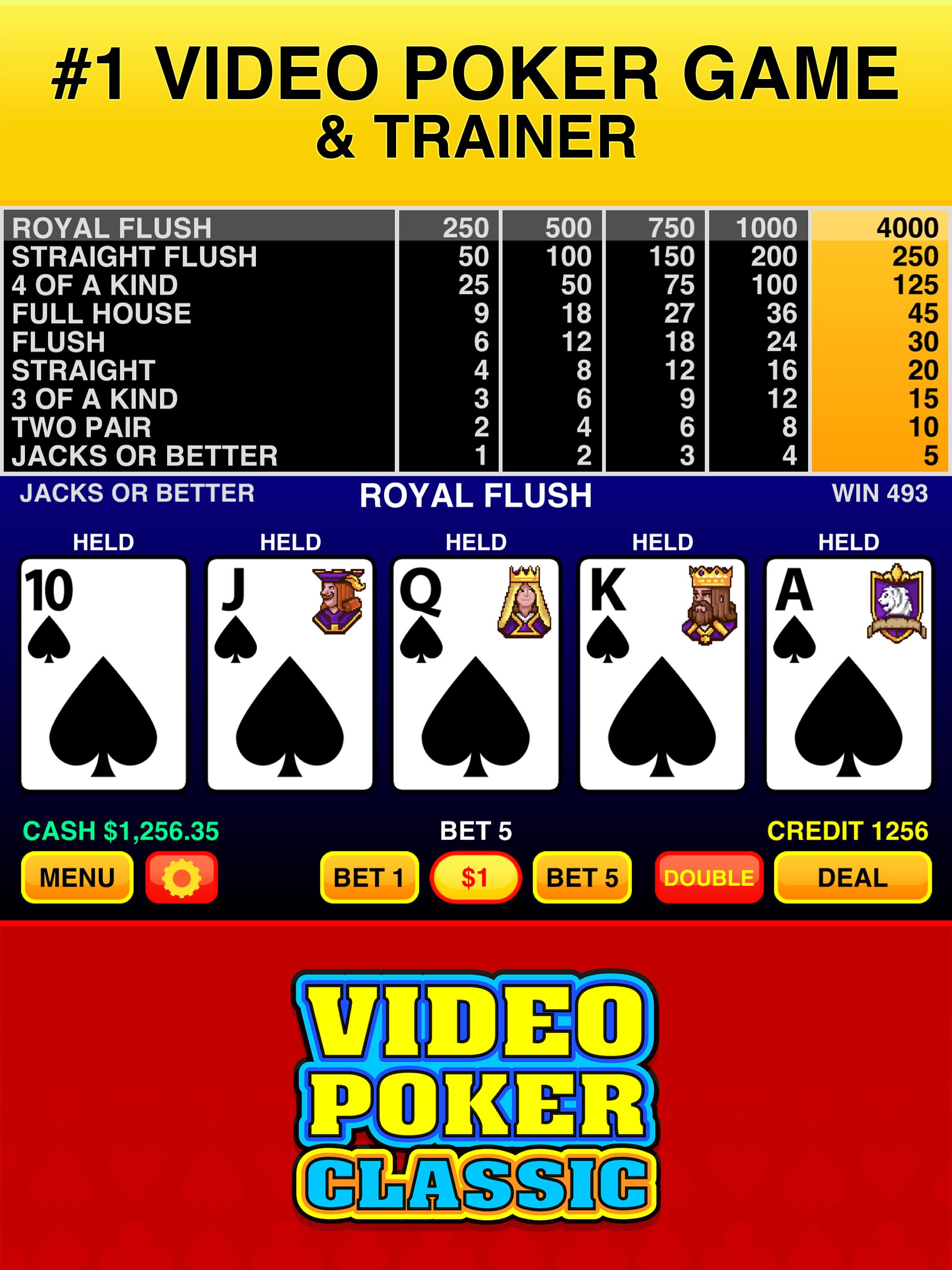 Classic video poker 33255
