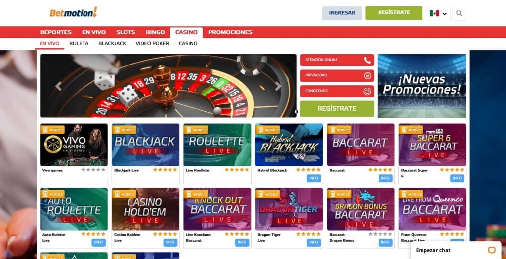 Casinos RTP betmotion bonus 38103
