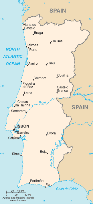 Portugal mapa cassino online 37753